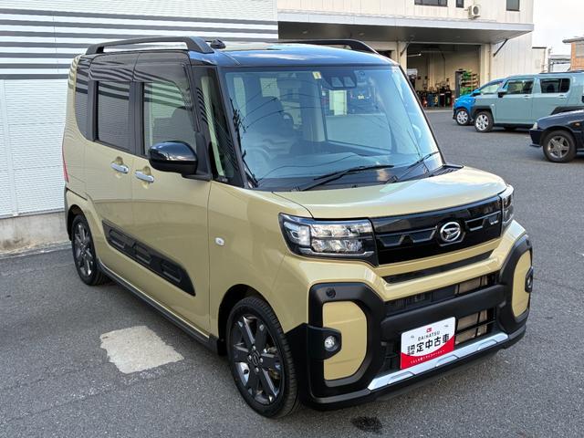 タントファンクロスターボ９インチスマホ連携ディスプレイオーディオ　バックカメラ　ドライブレコーダー　ＬＥＤヘッドランプ　電動パーキング　前席シートヒーター　両側パワースライドドア　アイドリングストップ　キーフリーシステム（奈良県）の中古車