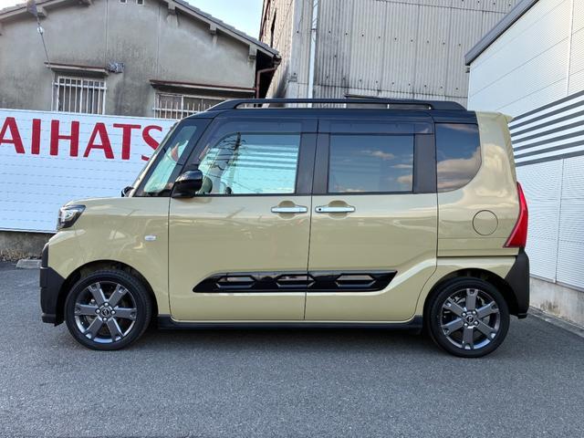 タントファンクロスターボ９インチスマホ連携ディスプレイオーディオ　バックカメラ　ドライブレコーダー　ＬＥＤヘッドランプ　電動パーキング　前席シートヒーター　両側パワースライドドア　アイドリングストップ　キーフリーシステム（奈良県）の中古車