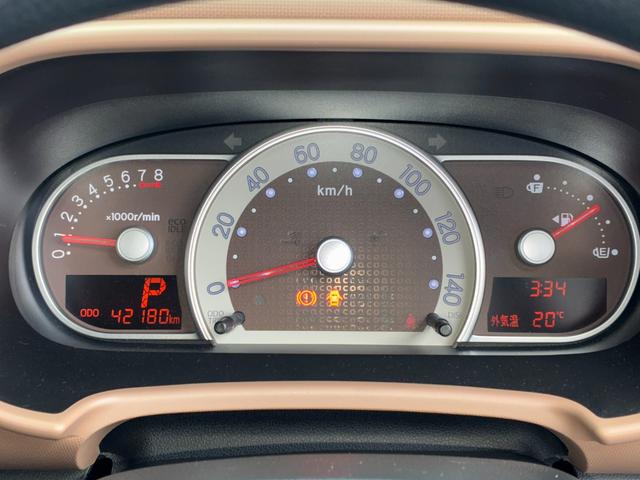 ミラココアココアプラスＸＬＥＤヘッドランプ　オートエアコン　電動格納式ミラー　ＣＤチューナー　アイドリングストップ　キーフリーシステム（奈良県）の中古車