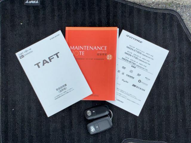 タフトGナビゲーション バックカメラ ドライブレコーダー ETC LEDヘッドランプ 電動パーキング 前席シートヒーター コーナーセンサー アイドリングストップ プッシュボタンスタート キーフリーシステム(奈良県)の中古車