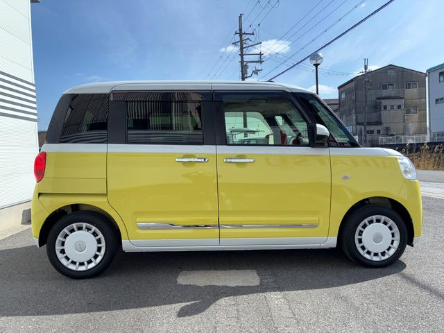 ムーヴキャンバスストライプスGナビゲーション パノラマモニター ETC ドライブレコーダー LEDヘッドランプ 電動パーキング 前席シートヒーター アイドリングストップ 両側パワースライドドア コーナーセンサー キーフリーシステム(奈良県)の中古車