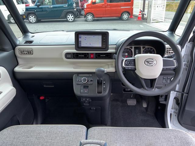 ムーヴキャンバスストライプスＧナビゲーション　ドライブレコーダー　ＥＴＣ　バックカメラ　ＬＥＤヘッドランプ　前席シートヒーター　両側パワースライドドア　電動パーキング　コーナーセンサー　キーフリーシステム（奈良県）の中古車