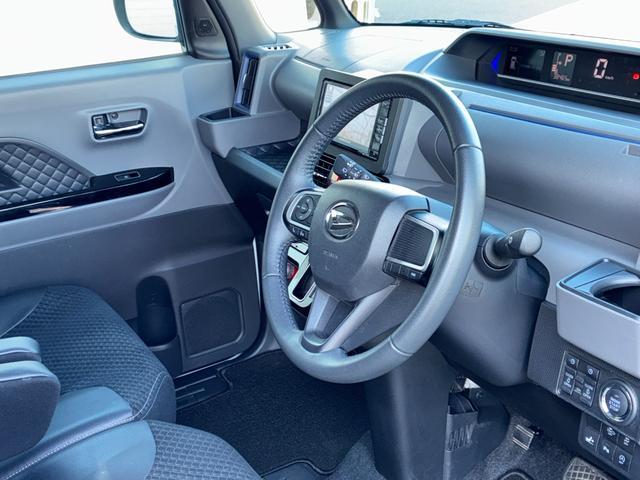 タントカスタムＲＳナビゲーション　バックカメラ　ＬＥＤヘッドランプ　アイドリングストップ　プッシュボタンスタート　両側パワースライドドア　コーナーセンサー　オートエアコン　キーフリーシステム　運転席ロングスライドシート（奈良県）の中古車