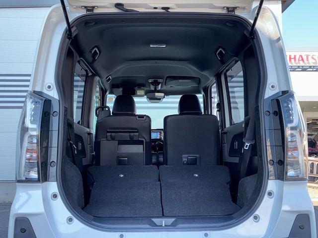 タントカスタムＲＳナビゲーション　バックカメラ　ＬＥＤヘッドランプ　アイドリングストップ　プッシュボタンスタート　両側パワースライドドア　コーナーセンサー　オートエアコン　キーフリーシステム　運転席ロングスライドシート（奈良県）の中古車