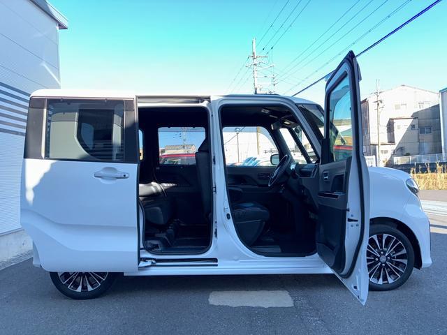 タントカスタムＲＳナビゲーション　バックカメラ　ＬＥＤヘッドランプ　アイドリングストップ　プッシュボタンスタート　両側パワースライドドア　コーナーセンサー　オートエアコン　キーフリーシステム　運転席ロングスライドシート（奈良県）の中古車