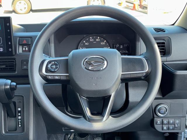 ハイゼットカーゴクルーズターボ９インチスマホ連携ディスプレイオーディオ　バックカメラ　視界補助パック（スマートインナーミラー）　マニュアルエアコン　リアヒーター　アイドリングストップ　プッシュボタンスタート　電動格納式ミラー（奈良県）の中古車