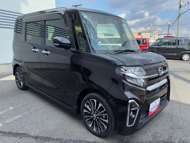 タントカスタムＲＳ９インチスマホ連携ディスプレイオーディオ　ドライブレコーダー　ＥＴＣ　バックカメラ　ＬＥＤヘッドランプ　前席シートヒーター　両側パワースライドドア　コーナーセンサー　運転席ロングスライドシート（奈良県）の中古車