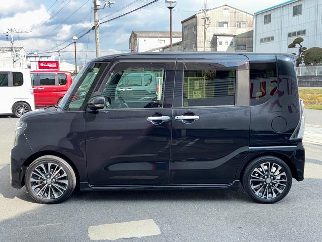 タントカスタムＲＳ９インチスマホ連携ディスプレイオーディオ　ドライブレコーダー　ＥＴＣ　バックカメラ　ＬＥＤヘッドランプ　前席シートヒーター　両側パワースライドドア　コーナーセンサー　運転席ロングスライドシート（奈良県）の中古車