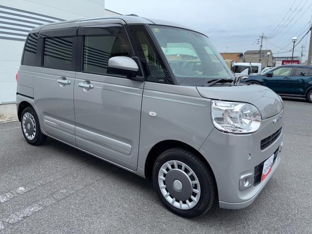 ムーヴキャンバスセオリーＧナビゲーション　ドライブレコーダー　ＥＴＣ　パノラマモニター　ＬＥＤヘッドランプ　電動パーキング　前席シートヒーター　両側パワースライドドア　コーナーセンサー　キーフリーシステム　オートエアコン（奈良県）の中古車