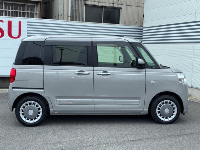 ムーヴキャンバスセオリーＧナビゲーション　ドライブレコーダー　ＥＴＣ　パノラマモニター　ＬＥＤヘッドランプ　電動パーキング　前席シートヒーター　両側パワースライドドア　コーナーセンサー　キーフリーシステム　オートエアコン（奈良県）の中古車