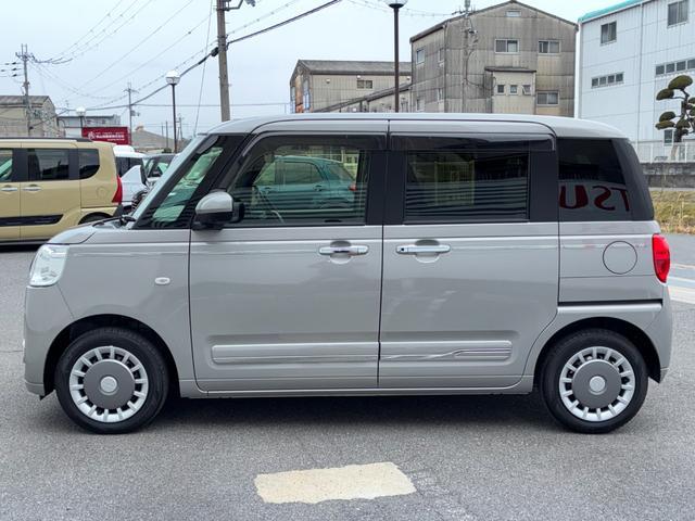 ムーヴキャンバスセオリーＧナビゲーション　ドライブレコーダー　ＥＴＣ　パノラマモニター　ＬＥＤヘッドランプ　電動パーキング　前席シートヒーター　両側パワースライドドア　コーナーセンサー　キーフリーシステム　オートエアコン（奈良県）の中古車