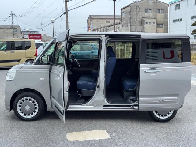 ムーヴキャンバスセオリーＧナビゲーション　ドライブレコーダー　ＥＴＣ　パノラマモニター　ＬＥＤヘッドランプ　電動パーキング　前席シートヒーター　両側パワースライドドア　コーナーセンサー　キーフリーシステム　オートエアコン（奈良県）の中古車