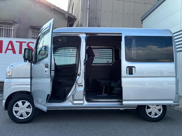 ハイゼットカーゴクルーズターボ９インチスマホ連携ディスプレイオーディオ　バックカメラ　視界補助パック（スマートインナーミラー）　マニュアルエアコン　リアヒーター　アイドリングストップ　プッシュボタンスタート　電動格納式ミラー（奈良県）の中古車