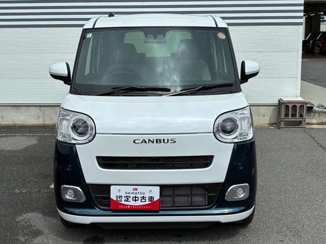 ムーヴキャンバスストライプスG6.2インチディスプレイオーディオ バックカメラ LEDヘッドランプ アイドリングストップレス 電動パーキング 両側パワースライドドア 前席シートヒーター コーナーセンサー キーフリーシステム(奈良県)の中古車