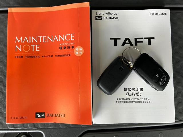 タフトＧバックカメラ対応　全車速追従機能付ＡＣＣ　コ−ナ−センサ−　衝突被害軽減ブレーキ　電動パーキング　アイドリングストップ機能　前席シ−トヒ−タ−　プッシュボタンスタ−ト　ＬＥＤヘッドライト（奈良県）の中古車