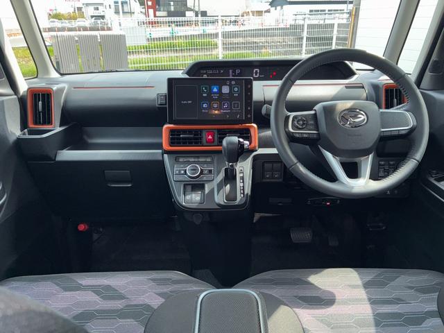 タントファンクロスターボ９インチスマホ連携ディスプレイオーディオ　ドライブレコーダー　バックカメラ　ＬＥＤヘッドランプ　電動パーキング　前席シートヒーター　両側パワースライドドア　アイドリングストップ　キーフリーシステム（奈良県）の中古車