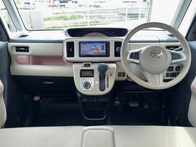 ムーヴキャンバスＸリミテッドメイクアップ　ＳＡIIIナビゲーション　ドライブレコーダー　ＥＴＣ　バックカメラ　電動格納式ミラー　オートエアコン　両側パワースライドドア　アイドリングストップ　プッシュボタンスタート　オートハイビーム（奈良県）の中古車