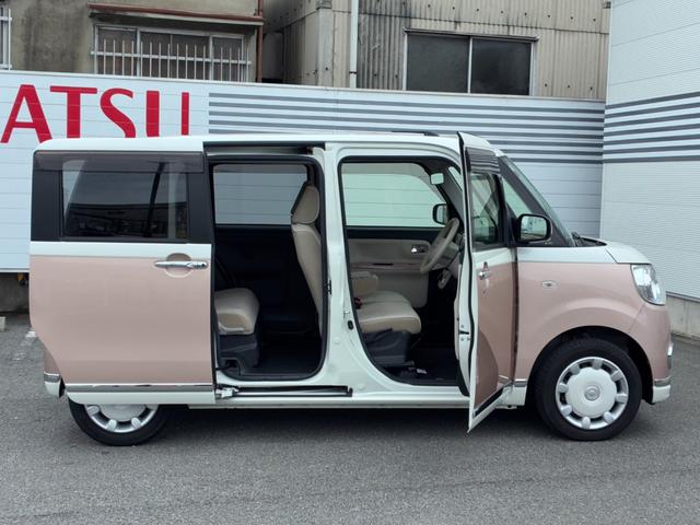 ムーヴキャンバスＸリミテッドメイクアップ　ＳＡIIIナビゲーション　ドライブレコーダー　ＥＴＣ　バックカメラ　電動格納式ミラー　オートエアコン　両側パワースライドドア　アイドリングストップ　プッシュボタンスタート　オートハイビーム（奈良県）の中古車