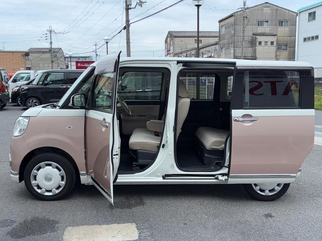 ムーヴキャンバスＸリミテッドメイクアップ　ＳＡIIIナビゲーション　ドライブレコーダー　ＥＴＣ　バックカメラ　電動格納式ミラー　オートエアコン　両側パワースライドドア　アイドリングストップ　プッシュボタンスタート　オートハイビーム（奈良県）の中古車