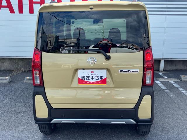 タントファンクロスターボＬＥＤヘッドランプ　パノラマモニター　電動パーキング　オーディオ穴　前席シートヒーター　両側パワースライドドア　アダプティブクルーズコントロール　コーナーセンサー　キーフリーシステム（奈良県）の中古車