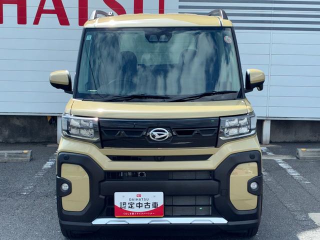 タントファンクロスターボＬＥＤヘッドランプ　パノラマモニター　電動パーキング　オーディオ穴　前席シートヒーター　両側パワースライドドア　アダプティブクルーズコントロール　コーナーセンサー　キーフリーシステム（奈良県）の中古車