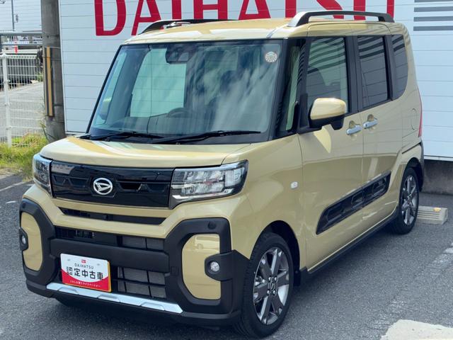 タントファンクロスターボＬＥＤヘッドランプ　パノラマモニター　電動パーキング　オーディオ穴　前席シートヒーター　両側パワースライドドア　アダプティブクルーズコントロール　コーナーセンサー　キーフリーシステム（奈良県）の中古車