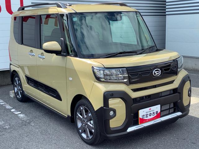 タントファンクロスターボＬＥＤヘッドランプ　パノラマモニター　電動パーキング　オーディオ穴　前席シートヒーター　両側パワースライドドア　アダプティブクルーズコントロール　コーナーセンサー　キーフリーシステム（奈良県）の中古車