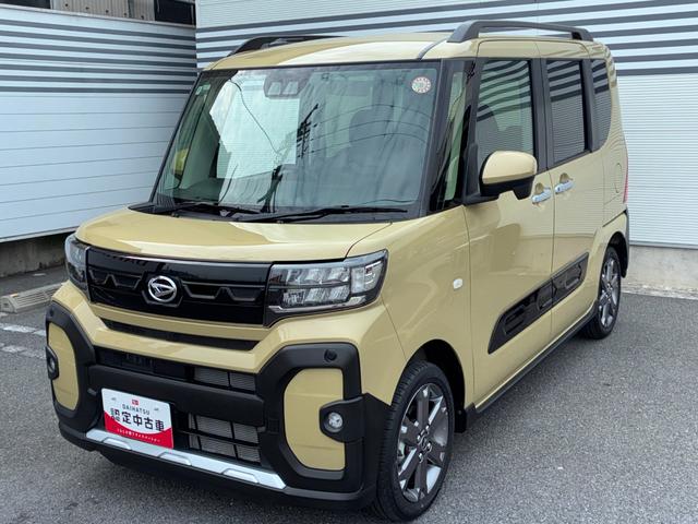 タントファンクロスターボナビゲーション ドライブレコーダー バックカメラ LEDヘッドランプ オートエアコン 電動パーキング 前席シートヒーター 両側パワースライドドア コーナーセンサー アルミホイール(奈良県)の中古車