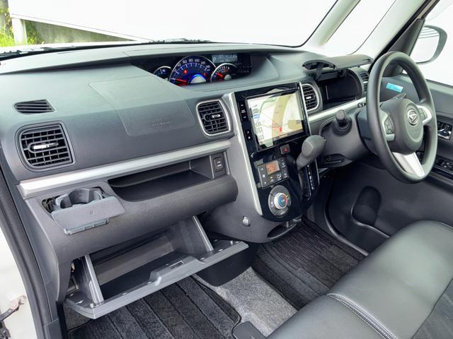 タントカスタムX トップエディションVS SAIII8インチ純正ナビゲーション パノラマモニター LEDヘッドランプ 運転席シートヒーター オートエアコン 両側パワースライドドア アイドリングストップ オートハイビーム キーフリーシステム(奈良県)の中古車