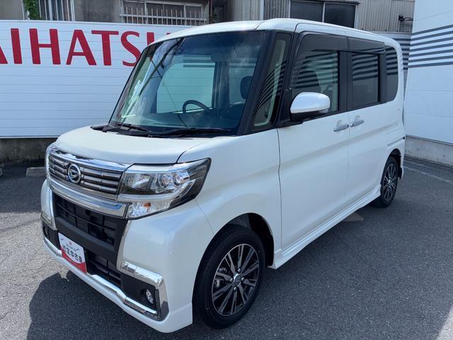 タントカスタムX トップエディションVS SAIII8インチ純正ナビゲーション パノラマモニター LEDヘッドランプ 運転席シートヒーター オートエアコン 両側パワースライドドア アイドリングストップ オートハイビーム キーフリーシステム(奈良県)の中古車