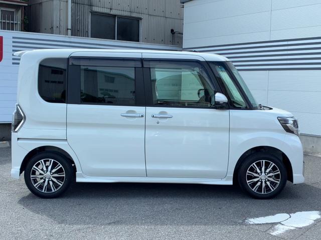 タントカスタムX トップエディションVS SAIII8インチ純正ナビゲーション パノラマモニター LEDヘッドランプ 運転席シートヒーター オートエアコン 両側パワースライドドア アイドリングストップ オートハイビーム キーフリーシステム(奈良県)の中古車