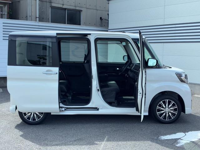 タントカスタムX トップエディションVS SAIII8インチ純正ナビゲーション パノラマモニター LEDヘッドランプ 運転席シートヒーター オートエアコン 両側パワースライドドア アイドリングストップ オートハイビーム キーフリーシステム(奈良県)の中古車