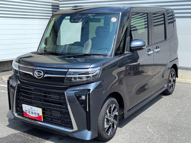 タントカスタムＸＬＥＤヘッドランプ　電動パーキング　両側パワースライドドア　前席シートヒーター　オートエアコン　電動格納式ミラー　コーナーセンサー　オーディオ穴　バックカメラ対応（ナビ装着時）　キーフリーシステム（奈良県）の中古車