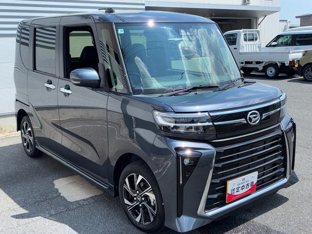 タントカスタムＸＬＥＤヘッドランプ　電動パーキング　両側パワースライドドア　前席シートヒーター　オートエアコン　電動格納式ミラー　コーナーセンサー　オーディオ穴　バックカメラ対応（ナビ装着時）　キーフリーシステム（奈良県）の中古車