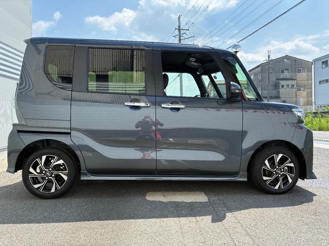 タントカスタムＸＬＥＤヘッドランプ　電動パーキング　両側パワースライドドア　前席シートヒーター　オートエアコン　電動格納式ミラー　コーナーセンサー　オーディオ穴　バックカメラ対応（ナビ装着時）　キーフリーシステム（奈良県）の中古車