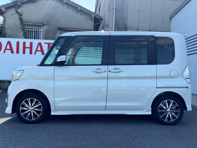 タントカスタムX トップエディションSAIIナビゲーション ドライブレコーダー ETC バックカメラ 助手席側パワースライドドア スマートアシスト オートエアコン 電動格納式ミラー アイドリングストップ キーフリーシステム アルミホイール(奈良県)の中古車
