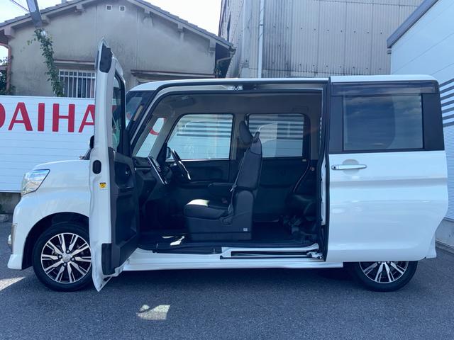 タントカスタムX トップエディションSAIIナビゲーション ドライブレコーダー ETC バックカメラ 助手席側パワースライドドア スマートアシスト オートエアコン 電動格納式ミラー アイドリングストップ キーフリーシステム アルミホイール(奈良県)の中古車