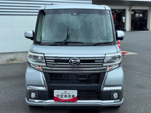 タントカスタムＲＳ　トップエディションＳＡIIナビゲーション（社外）　バックカメラ　ＬＥＤヘッドランプ　オートエアコン　電動格納式ミラー　両側パワースライドドア　オートライト　アイドリングストップ　　プッシュスタート　キーフリーシステム（奈良県）の中古車