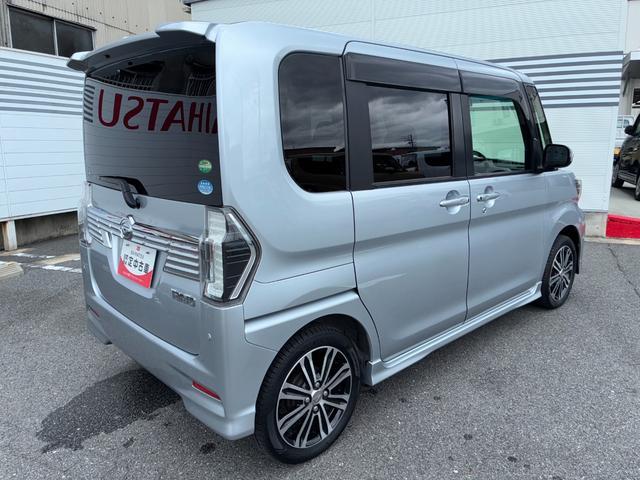 タントカスタムＲＳ　トップエディションＳＡIIナビゲーション（社外）　バックカメラ　ＬＥＤヘッドランプ　オートエアコン　電動格納式ミラー　両側パワースライドドア　オートライト　アイドリングストップ　　プッシュスタート　キーフリーシステム（奈良県）の中古車
