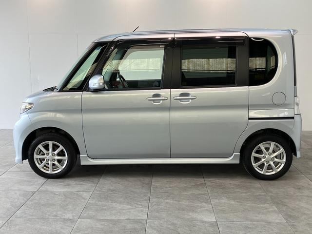 タントカスタムＸ　ナビ　左側電動スライドドア　走行３万７千キロＨＩＤライト　スマートキー　ワンセグナビ　ＥＴＣ車載器　左側電動スライドドア（滋賀県）の中古車