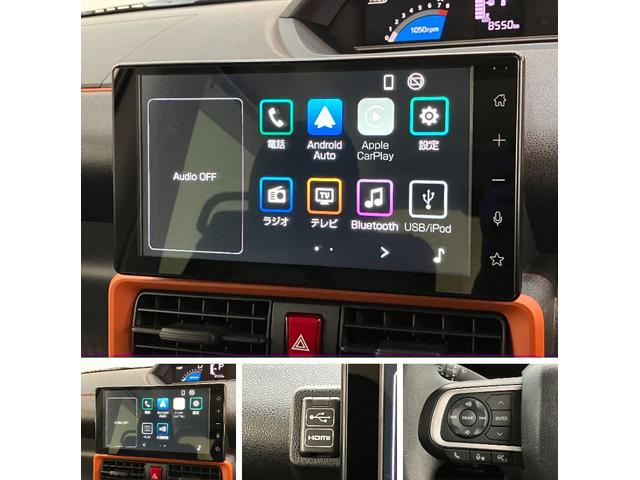 タントファンクロス 9型ディスプレイオーディオ 駐車支援システム衝突被害軽減ブレーキ コーナーセンサー 9型ディスプレイオーディオ フルセグ Bluetooth USB パノラマカメラ 両側電動スライドドア 前席シートヒーター LED スマートパノラマパーキング(滋賀県)の中古車