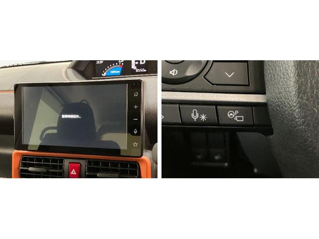 タントファンクロス 9型ディスプレイオーディオ 駐車支援システム衝突被害軽減ブレーキ コーナーセンサー 9型ディスプレイオーディオ フルセグ Bluetooth USB パノラマカメラ 両側電動スライドドア 前席シートヒーター LED スマートパノラマパーキング(滋賀県)の中古車