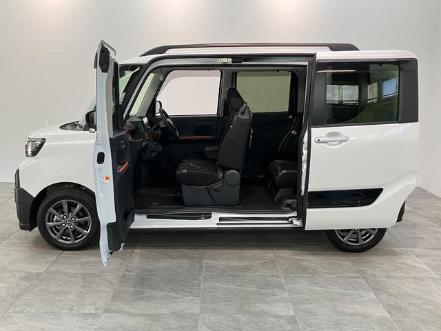 タントファンクロス 9型ディスプレイオーディオ 駐車支援システム衝突被害軽減ブレーキ コーナーセンサー 9型ディスプレイオーディオ フルセグ Bluetooth USB パノラマカメラ 両側電動スライドドア 前席シートヒーター LED スマートパノラマパーキング(滋賀県)の中古車