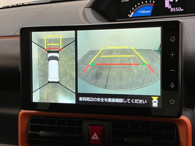 タントファンクロス 9型ディスプレイオーディオ 駐車支援システム衝突被害軽減ブレーキ コーナーセンサー 9型ディスプレイオーディオ フルセグ Bluetooth USB パノラマカメラ 両側電動スライドドア 前席シートヒーター LED スマートパノラマパーキング(滋賀県)の中古車