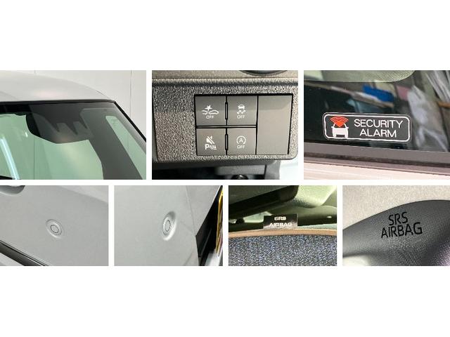 ムーヴキャンバスセオリーＧ　コーナーセンサー　両側電スラ　届出済未使用車衝突被害軽減ブレーキ　コーナーセンサー　バックカメラ（ナビ装着時用）　両側電動スライドドア　前席シートヒーター　電動パーキングブレーキ　ＬＥＤ　オートライト　オートエアコン　スマートキー　エコアイドル（滋賀県）の中古車