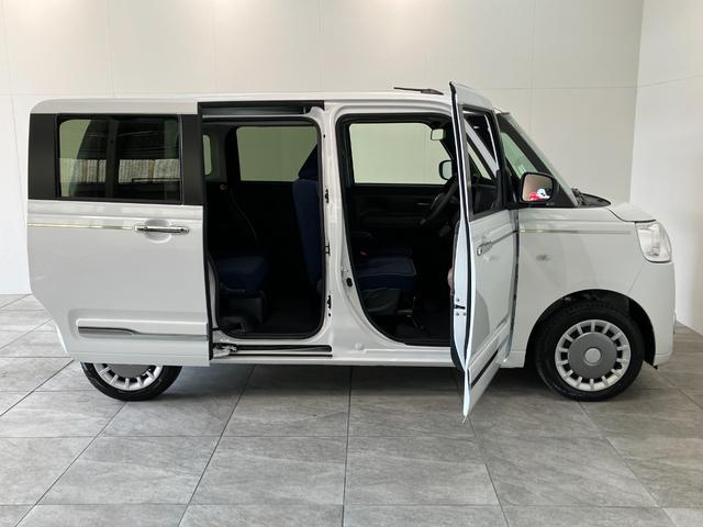 ムーヴキャンバスセオリーＧ　コーナーセンサー　両側電スラ　届出済未使用車衝突被害軽減ブレーキ　コーナーセンサー　バックカメラ（ナビ装着時用）　両側電動スライドドア　前席シートヒーター　電動パーキングブレーキ　ＬＥＤ　オートライト　オートエアコン　スマートキー　エコアイドル（滋賀県）の中古車
