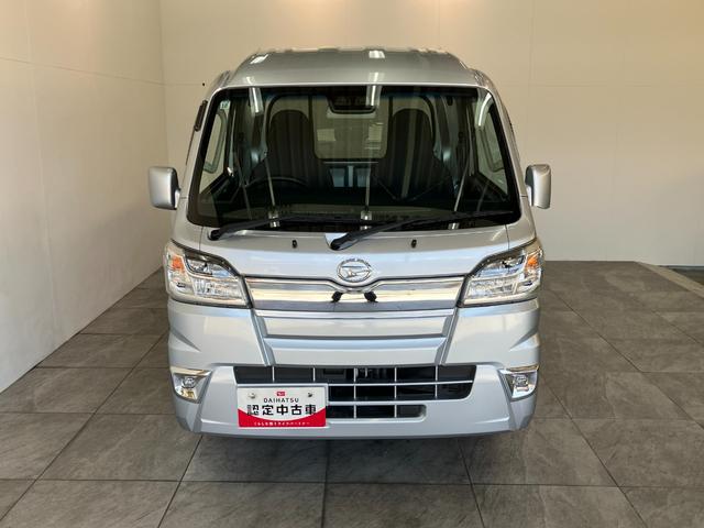 ハイゼットトラックジャンボＳＡ３ｔ　４ＷＤ　ＡＴ車　キーレス　パワーウインドウ衝突被害軽減ブレーキ　スマアシ３ｔ　リヤーコーナーセンサー　ＣＤステレオ　ＬＥＤヘッドライト　パワーウインドウ　荷台作業灯　マニュアルレベリング　キーレスエントリー　パートタイム４ＷＤ　ＡＴ車（滋賀県）の中古車