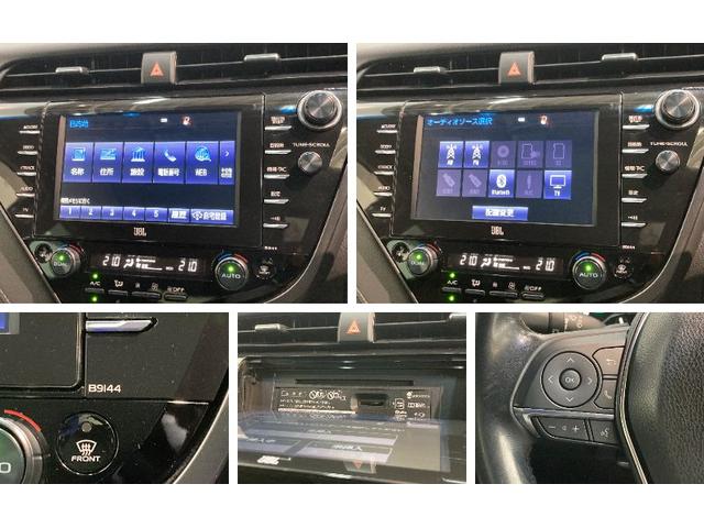 カムリＷＳレザーパッケージ　サンルーフ　ナビ　バックカメラレーダークルーズコントロール　スマートキー　パワーシート　前席シートヒーター　フルセグナビ　ＤＶＤ　Ｂｌｕｅｔｏｏｔｈ　ＵＳＢ　バックカメラ　ドラレコ（滋賀県）の中古車