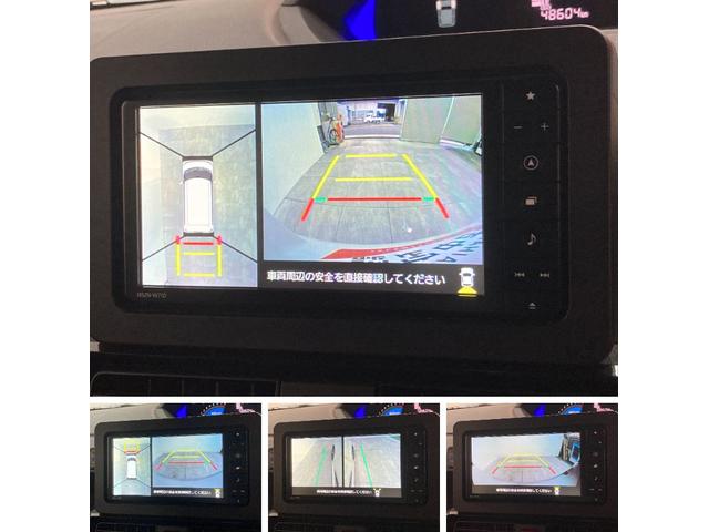 タントカスタムＸスタイルセレクション　フルセグナビ　車検整備付衝突被害軽減ブレーキ　コーナーセンサー　フルセグナビ　Ｂｌｕｅｔｏｏｔｈ　ＤＶＤ再生　ＣＤ録音　全周囲カメラ　ナビ連動前後ドラレコ　ＥＴＣ　前席シートヒーター　両側電動スライド　エコアイドル（滋賀県）の中古車