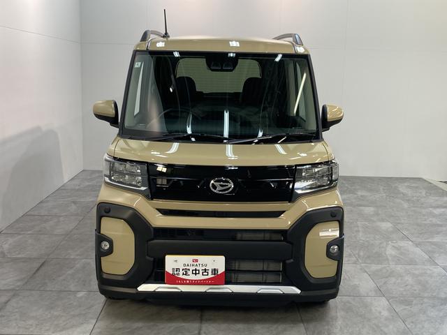 タントファンクロス　前席シートヒーター　ＬＥＤ　届出済未使用車衝突被害軽減ブレーキ　コーナーセンサー　バックカメラ（ナビ装着時用）　両側電動スライドドア　前席シートヒーター　電動パーキングブレーキ　ＬＥＤ　オートライト　オートエアコン　スマートキー　エコアイドル（滋賀県）の中古車